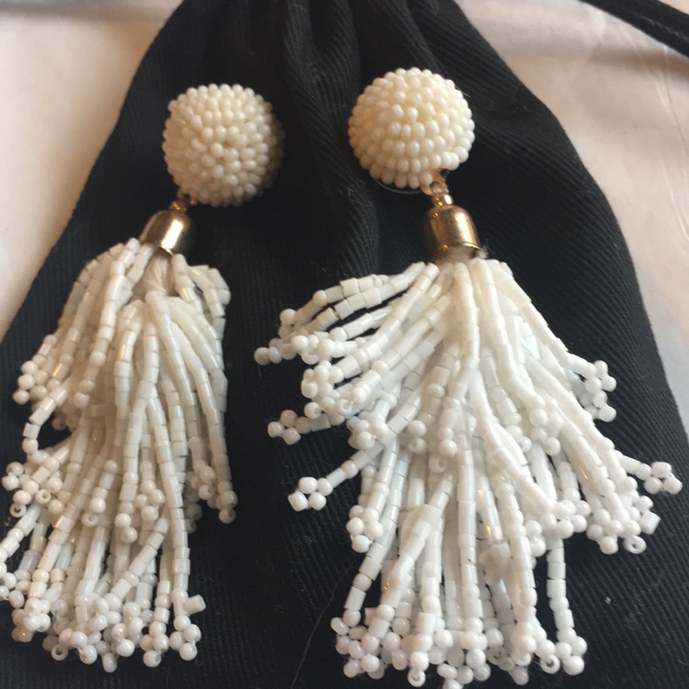 Panacea Tassel beaded earrings